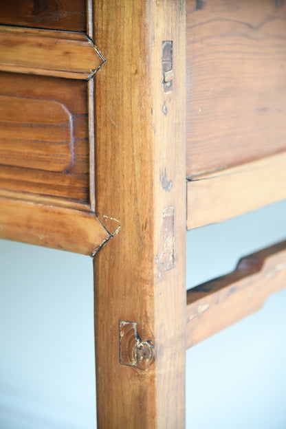 Antique Chinese Elm Console Table with Drawers