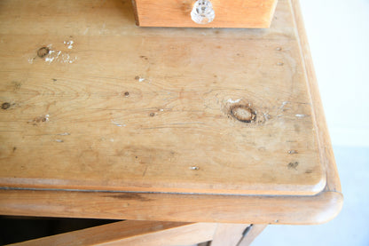 Antique Pine Washstand Cupboard with Drawers