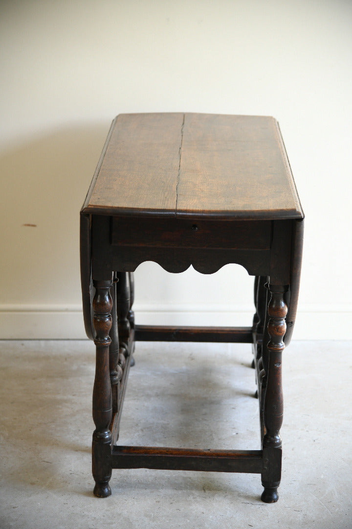 George III Oak Oval Gateleg Dining Table