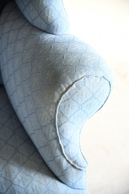 Antique Wingback Armchair for Reupholstery