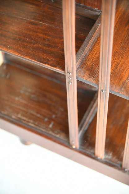 Early 20th Century Mahogany Revolving Bookcase