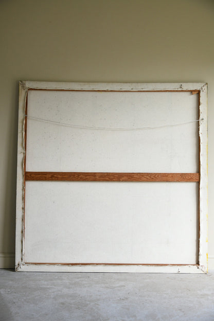 Large Late 20th Century Abstract Painting on Canvas