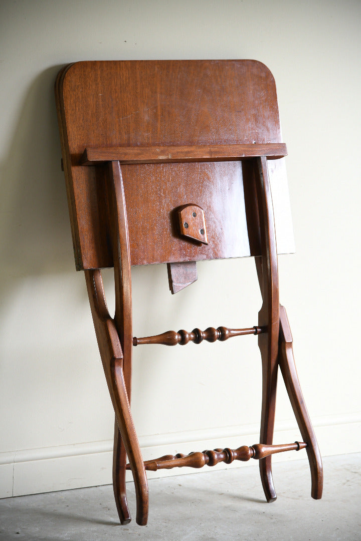 20th Century Mahogany Folding Coaching Table