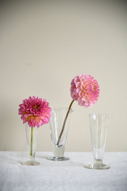 Vintage Graduated Glass Medicine Measures