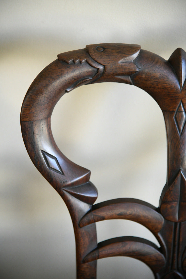 4 Victorian Rosewood Dining Chairs Attributed to Richard Charles
