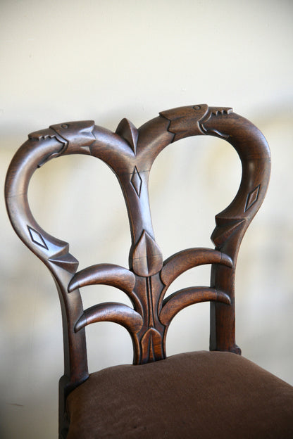4 Victorian Rosewood Dining Chairs Attributed to Richard Charles