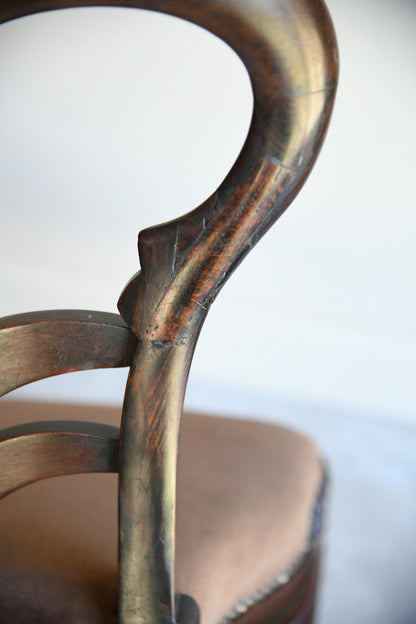 4 Victorian Rosewood Dining Chairs Attributed to Richard Charles
