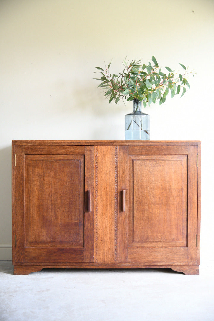 Early 20th Century Oak Sideboard Cupboard