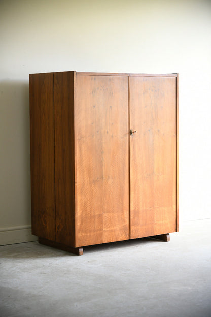 Mid Century Newcraft Home Office Folding Desk Cabinet