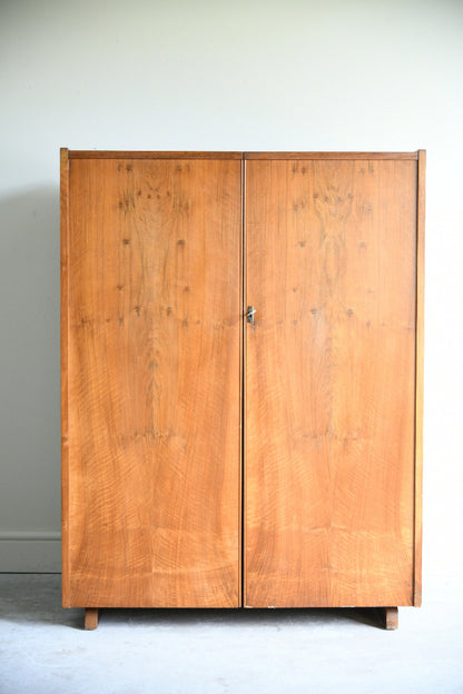 Mid Century Newcraft Home Office Folding Desk Cabinet