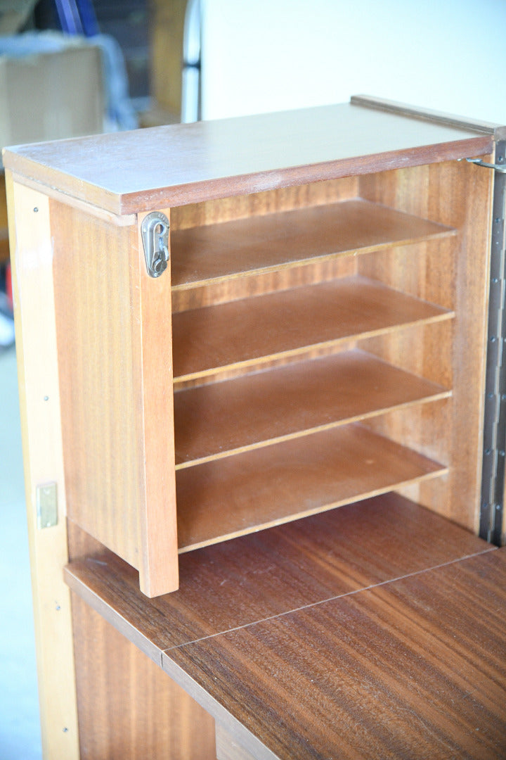 Mid Century Newcraft Home Office Folding Desk Cabinet