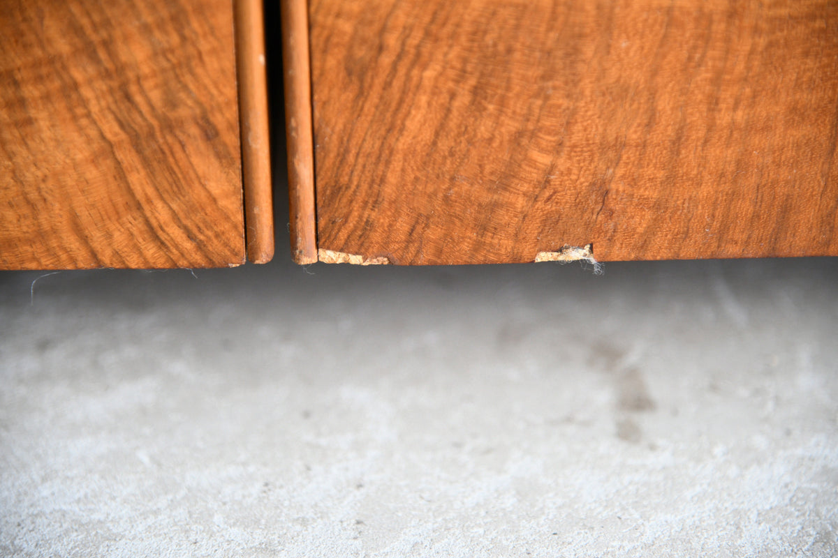 Mid Century Newcraft Home Office Folding Desk Cabinet