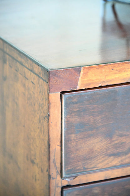 19th Century Mahogany Bow Front Chest of Drawers