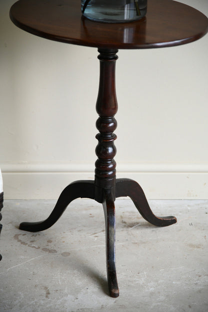 19th Century Mahogany Tilt Top Tripod Occasional Table