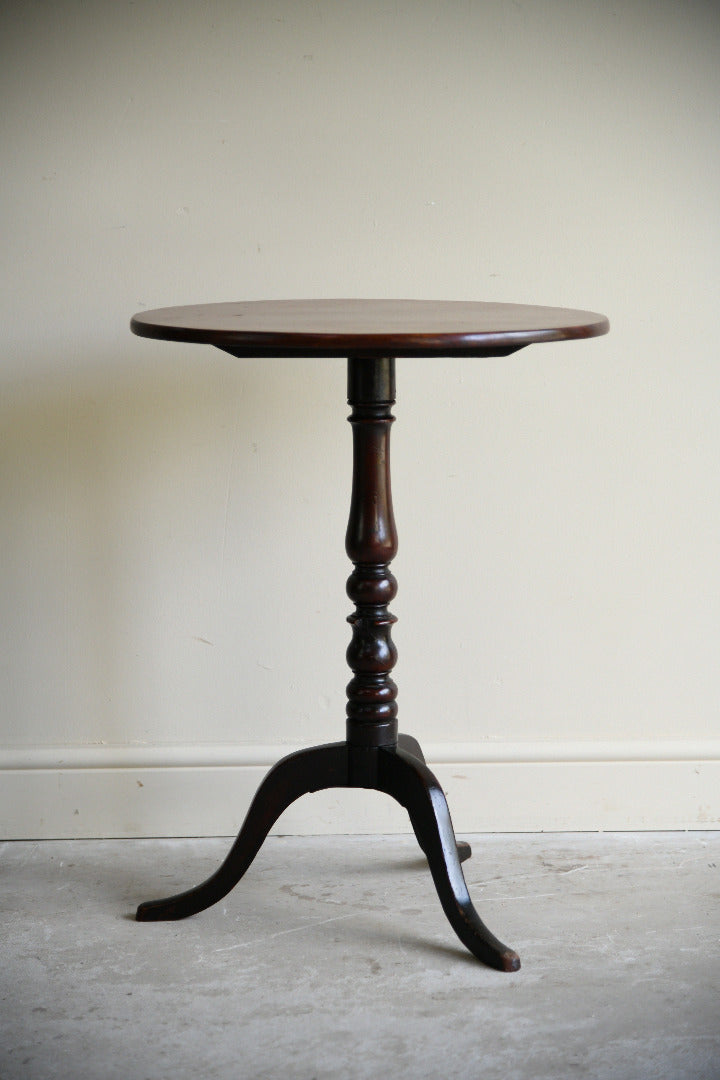 19th Century Mahogany Tilt Top Tripod Occasional Table