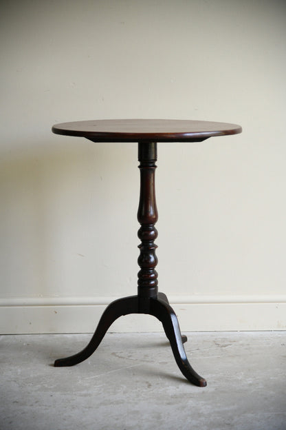 19th Century Mahogany Tilt Top Tripod Occasional Table