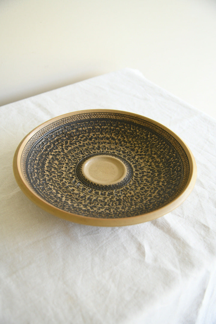 Pottery Shallow Decorative Bowl
