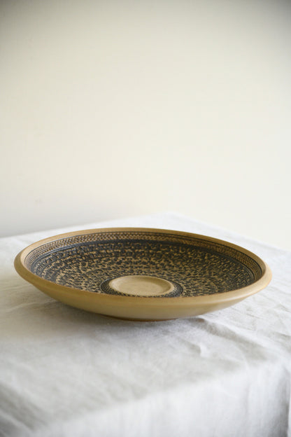 Pottery Shallow Decorative Bowl