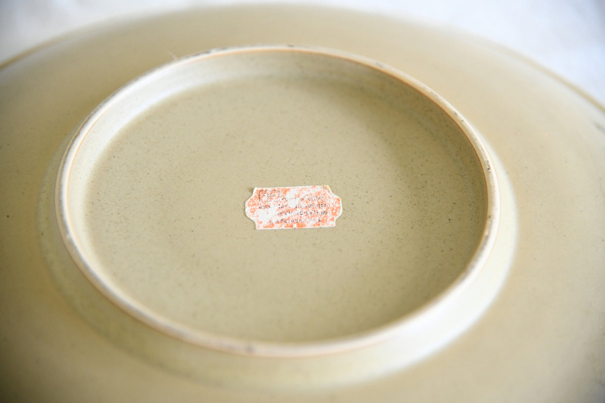 Pottery Shallow Decorative Bowl