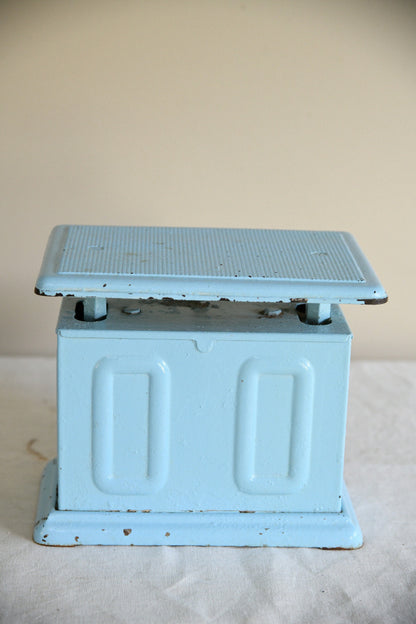 Vintage Salter & Co Belmont Blue Mechanical Bathroom Scales