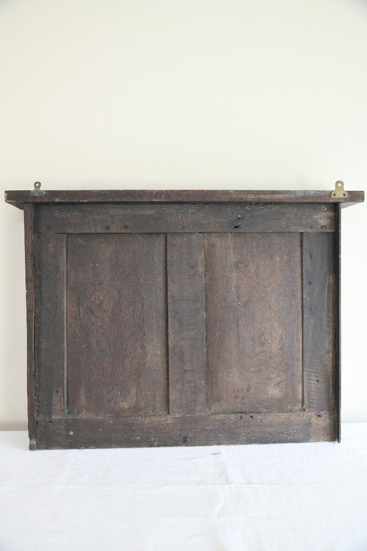 Antique Carved Oak Wall Panel