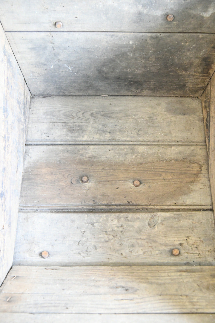 Vintage Wooden and Iron Garden Wheelbarrow