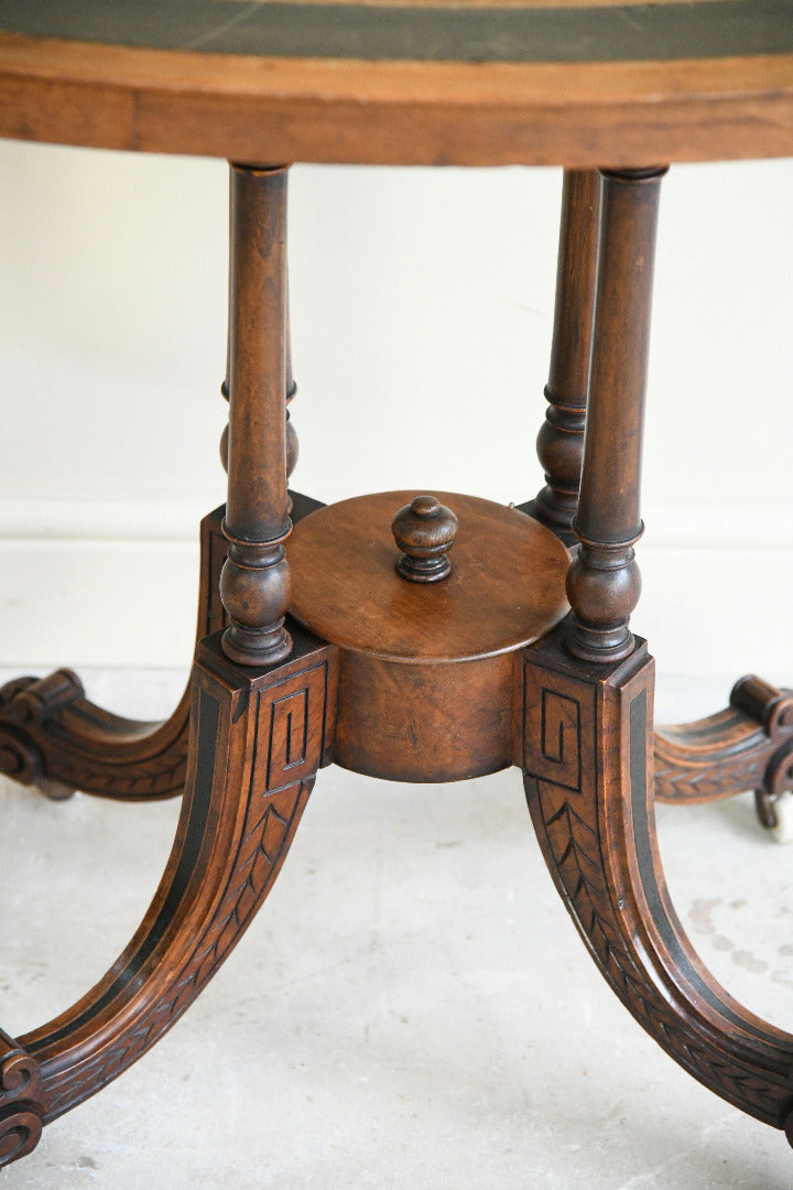 Victorian Oval Burr Walnut Centre Table