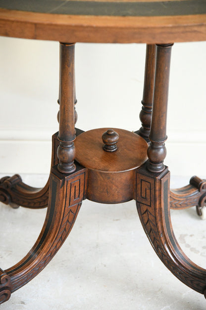 Victorian Oval Burr Walnut Centre Table