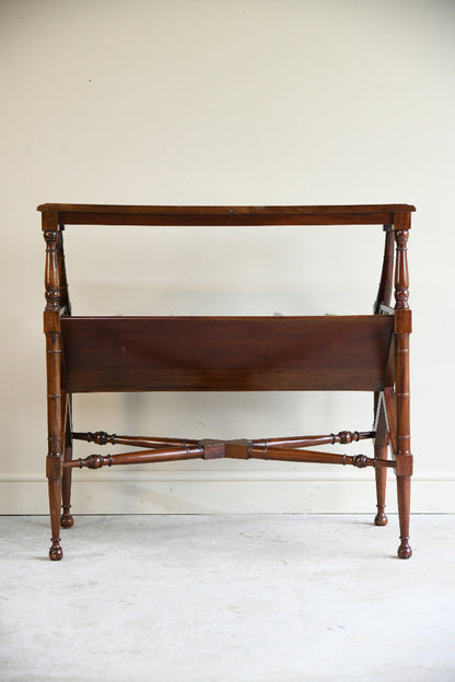 Freestanding Mahogany Book Trough