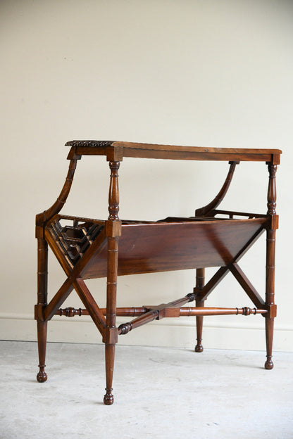 Freestanding Mahogany Book Trough