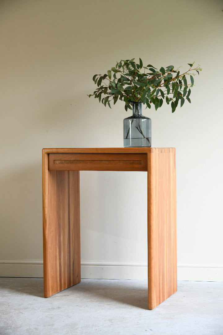 Contemporary Cherry Wood Console Table