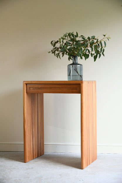 Contemporary Cherry Wood Console Table