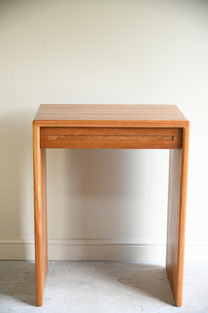 Contemporary Cherry Wood Console Table