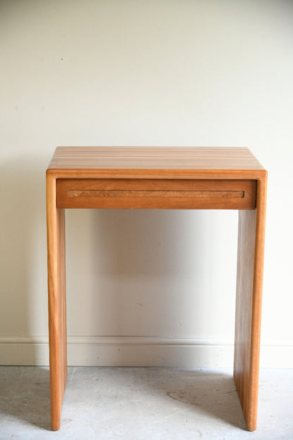 Contemporary Cherry Wood Console Table