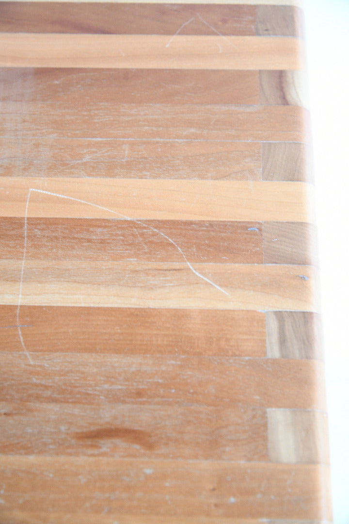 Contemporary Cherry Wood Console Table