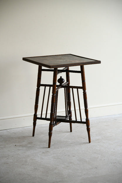 Victorian Oriental Painted Occasional Table