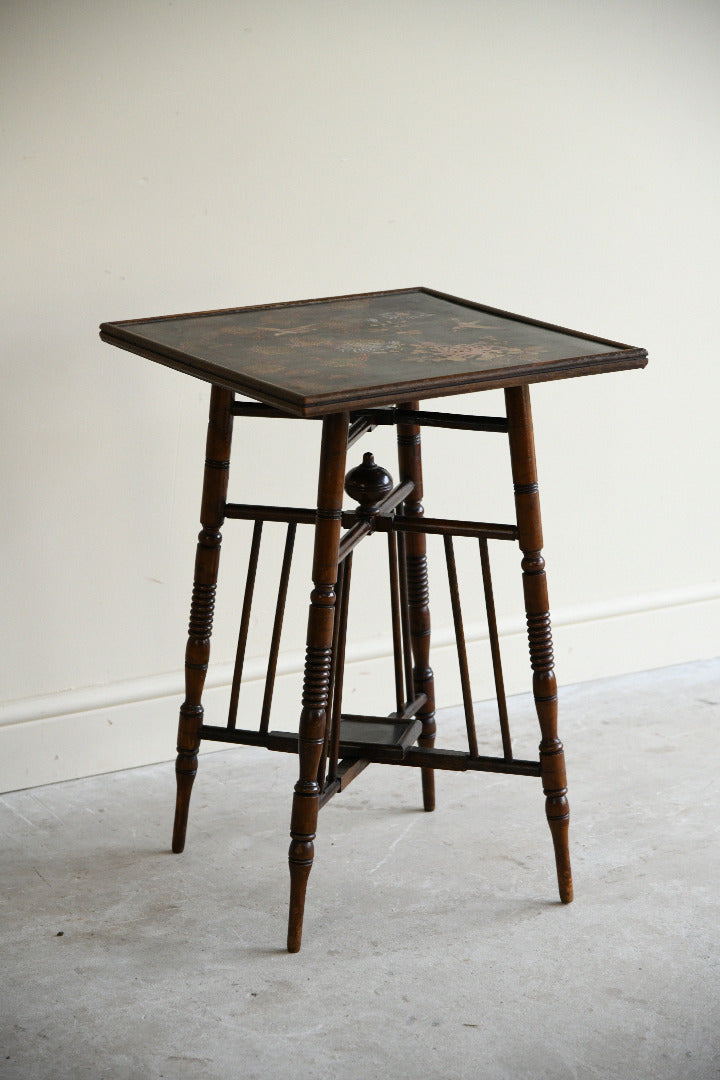 Victorian Oriental Painted Occasional Table