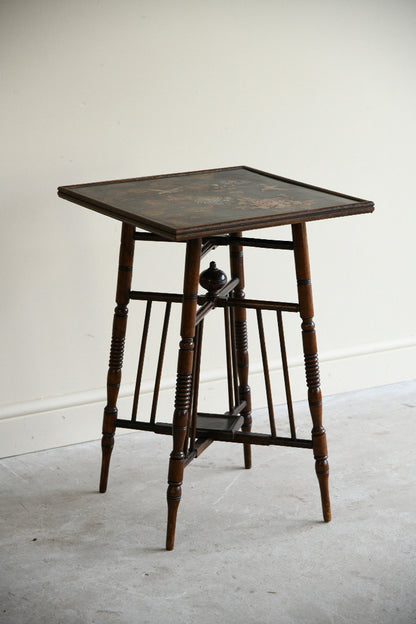 Victorian Oriental Painted Occasional Table