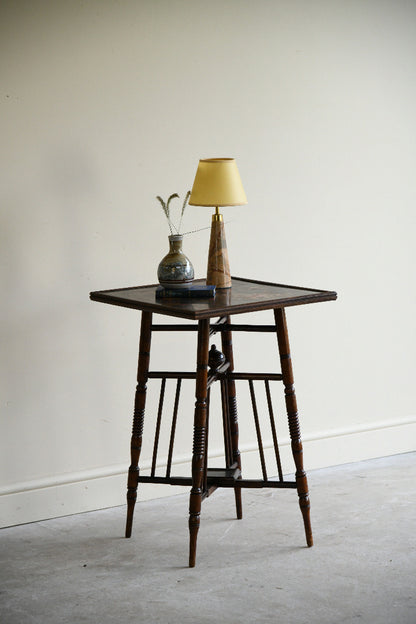 Victorian Oriental Painted Occasional Table