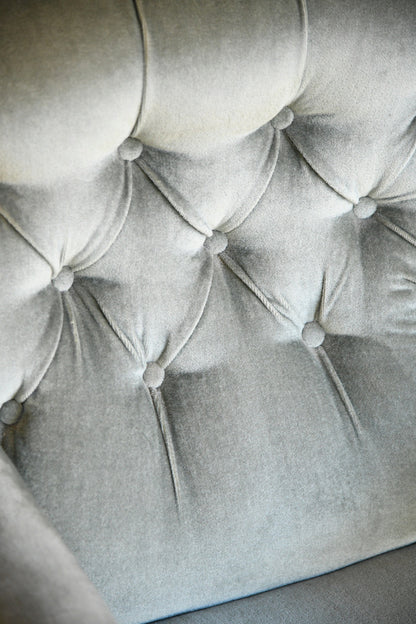 Victorian Button Back Upholstered Armchair