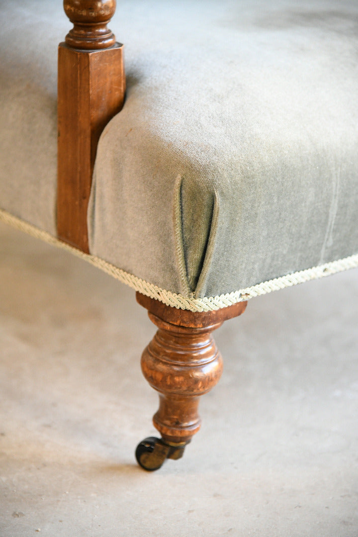 Victorian Button Back Upholstered Armchair