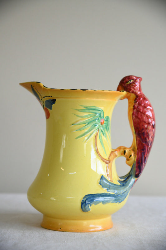 Art Deco Burleigh Ware Parrot Handle Jug