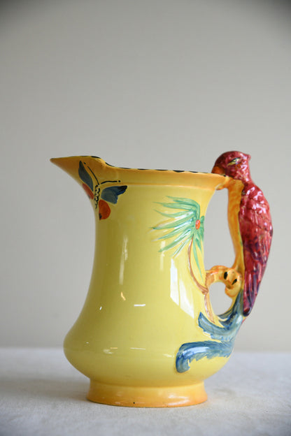 Art Deco Burleigh Ware Parrot Handle Jug