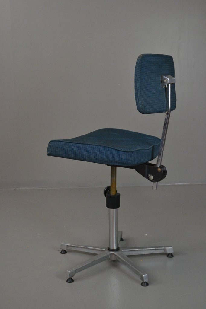 Retro Swivel Office Desk Chair - Kernow Furniture