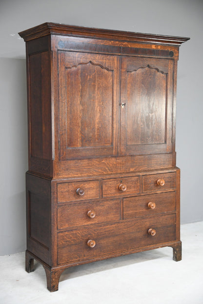 Georgian Oak Housekeepers Cupboard