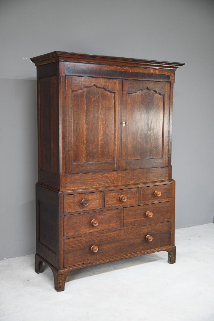 Georgian Oak Housekeepers Cupboard