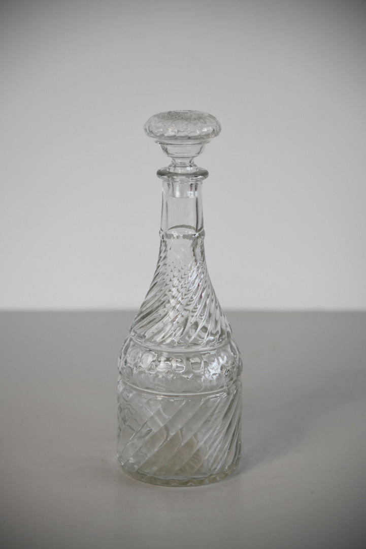 Retro Clear Glass Decanter