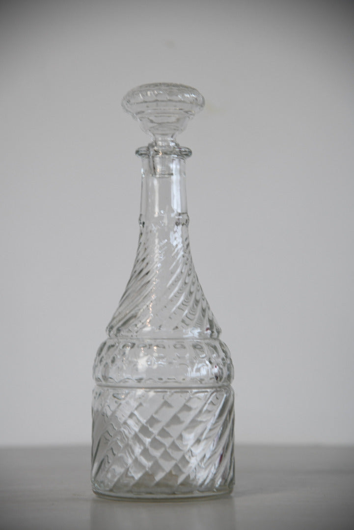 Retro Clear Glass Decanter