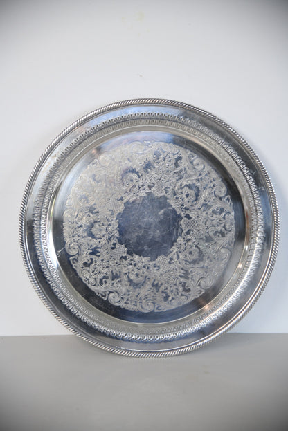 W M Rogers Silver Plate Tray