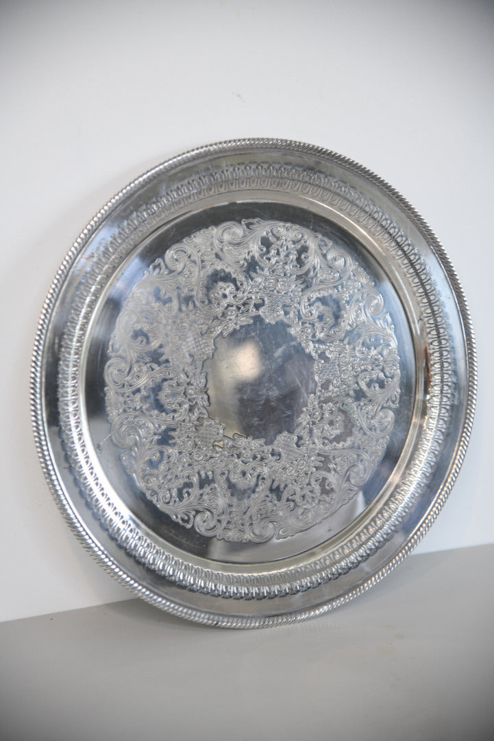 W M Rogers Silver Plate Tray